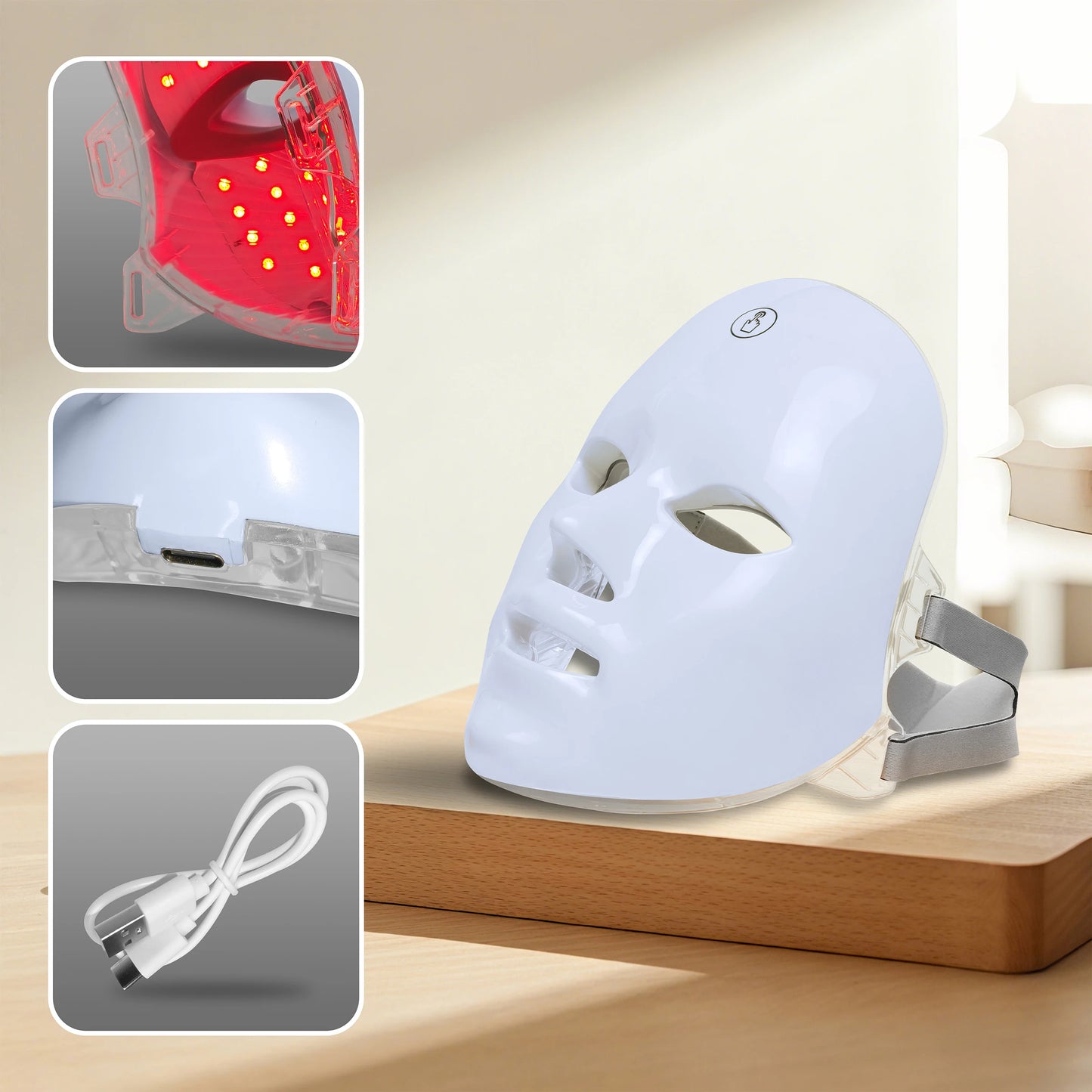 7-Mode LED Facial Therapy Mask